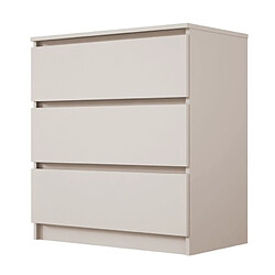 3XELIVING Commode 3 tiroirs, Cachemire, 70 x 39 x 79 cm