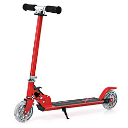 Helloshop26 trottinette enfant pliable hauteur réglable 63-86,5 cm frein efficace design rouge 20_0014590