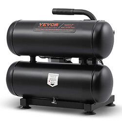 Vevor Compresseur air sans huile 18L, 2,0CFM à 90PSI, 120PSI max, silencieux