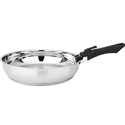 Lot de 2 poêles inox 24 et 28 cm + poignée - 341960 - Comete - BAUMALU