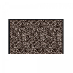 UnAmourDeTapis Paillasson ABSORBANT A Marron 120x180 Fait en Europe en polypropylène doux et soyeux