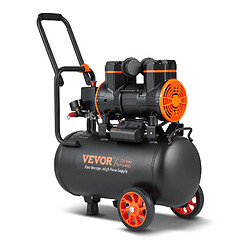 Vevor Compresseur air silencieux 24L, 1450W, 5,7m³/h à 6,2bar, réparation auto