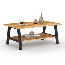 Idmarket TABLE BASSE DOUBLE