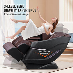 Avis VEVOR Fauteuil de Massage Complet du Corps Masseur Shiatsu Inclinable Piste SL