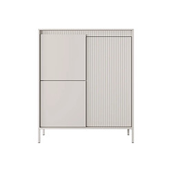 3XELIVING Commode : 3 Portes, Cachemire, 123,4 X 103,5 X 39,5 Cm