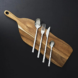 Paris Prix Ménagère 16 Pièces Effet Marbre 25cm Blanc