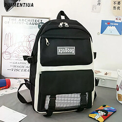 General Ensemble de 4 sacs à dos pour femmes (collection 2023), sacs de lycée en nylon style kawaii, sacs à livres tendance pour femmes avec pendentif en peluche mignon~01271