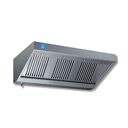 Hotte Murale professionnelle avec moteur de 1000 à 3000 mm 8 ou 16 leds - Ristopro