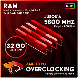 Avis GREED MKM - PC Gamer - RTX 5070Ti - 32GB DDR5 - Ryzen 5 7500F