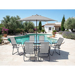Ensemble table & chaises