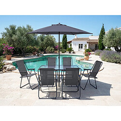 Ensemble table & chaises