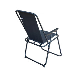 Acheter Habitat Et Jardin Table et chaises de jardin avec parasol en métal Convivia - 6 places - Gris anthracite