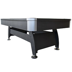 Play4Fun Billard Américain avec Retour de Boules Automatique et Accessoires, 220 x 123 x 80 cm - Noir et Tapis Vert pas cher