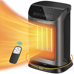 Vendos85 Chauffage soufflant céramique tour 1800 W avec télécommande