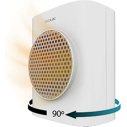 Cecotec Chauffage céramique 1500?W blanc oscillant