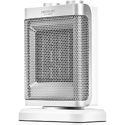 Cecotec Chauffage céramique piédestal blanc 1500 W silencieux