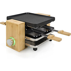Raclette Princess Pure 4 800 W Noir & Bambou