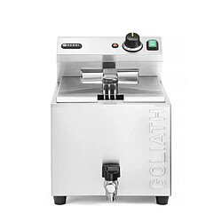 Friteuse XL avec robinet de vidange HENDI GOLIATH, 10L, 400V/10200W, 300x585x(H)392mm - Hendi