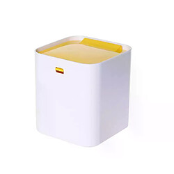 Generic Home Mini poubelle créative avec couvercle à ressort pour