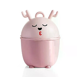 Generic Home 2 poubelles mini dessin animé avec couvercle