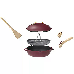 Poêle COOKUT 8 en 1 La fabuleuse 28cm - Rubis