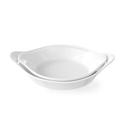 Plat à four rond 0,15L 185x152x(H)40 mm Lot de 6 - Hendi