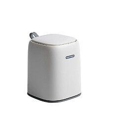 Generic Home Poubelle double couche à presse avec couvercle