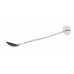 Cuillère à cocktail avec pilon Bar up 27x27x(H)266 mm - Hendi