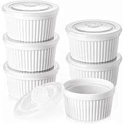 Vendos85 Ramequins en Porcelaine 230 ml x6