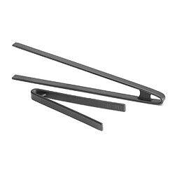 Pince en silicone Noir pour cuisiner - Hendi
