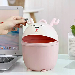 Generic Home 2 poubelles mini dessin animé avec couvercle