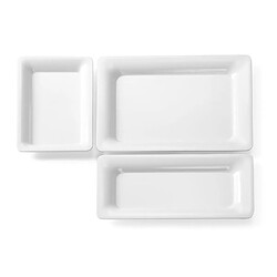 Avis Plateaux Gastronormes bord fin Fine Dine GN 1/2 325x265x(H)20mm - Hendi