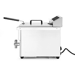 Friteuse Professionnelle à induction avec robinet de vidange 8L Gris 230V/3500W - Hendi