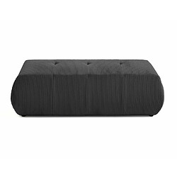 Lisa Design Onyx - pouf d'appoint - en velours côtelé pas cher