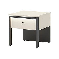 Bestmobilier Kimi - table de chevet 40 cm - 1 tiroir