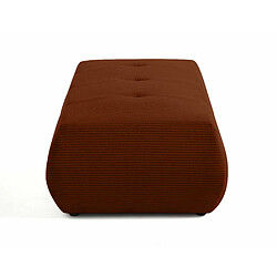 Avis Lisa Design Onyx - pouf d'appoint - en velours côtelé