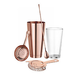 Cuillère à Cocktail Bar up Cuivre 385x35mm - Hendi