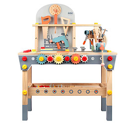 Avizar Établi de Bricolage en Bois Multicolore