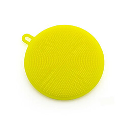 Generic Home Éponge-lave-vaisselle en silicone alimentaire jaune