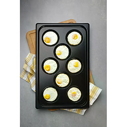 Avis Plateau pour oeufs, avec revêtement antiadhésif CONVECTOMAT EGGPLATE, GN 1/1, Noir, 530x325x(H)26mm - Hendi