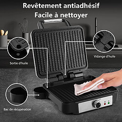 Acheter Grill electrique YASHE 1800W, ouverture 180°