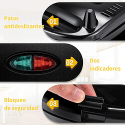 Grill panini YASHE 750W, plaques antiadhesives