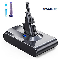 AXILIEF Batterie Remplacement Dyson V8 Absolute Animal Fluffy SV10 Cordless Vacuum 6000mAh