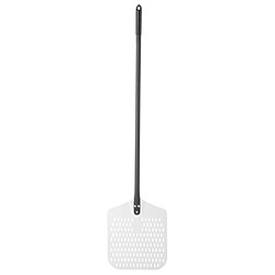 Pelle à pizza carré perforé 305x1320 mm - Hendi