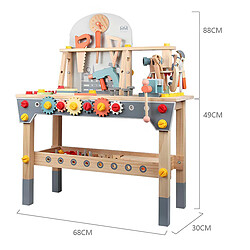 Avis Avizar Établi de Bricolage en Bois Multicolore
