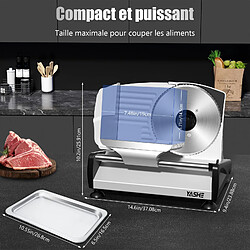 Trancheuse electrique YASHE 200W, epaisseur reglable pas cher