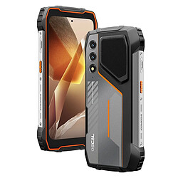 Smartphone robuste OSCAL PILOT 1, 6 Go + 256 Go, écran HD+ de 6,67 pouces, appareil photo 50 MP, batterie 15000 mAh, NFC,Orange