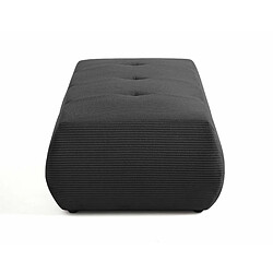 Avis Lisa Design Onyx - pouf d'appoint - en velours côtelé