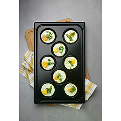 Acheter Plateau pour oeufs, avec revêtement antiadhésif CONVECTOMAT EGGPLATE, GN 1/1, Noir, 530x325x(H)26mm - Hendi