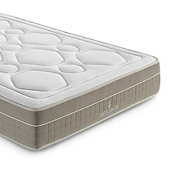 Acheter Monarch Matelas Deluxe Confort - Ressorts Ensachés Taille 190 x 140 cm Hauteur 26 cm